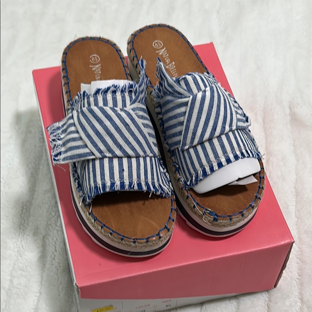 🌴 NWT Nature Breeze Julliard Platform Sandals